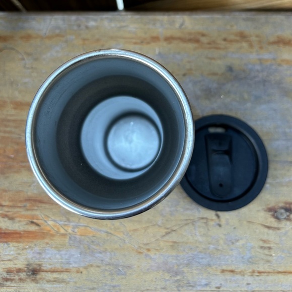 Faux Wood & Stainless Insulated Tumbler with Lid 15oz - Picture 5 of 7